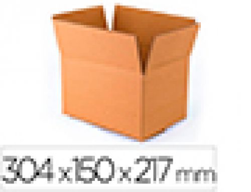 Caixa para embalar q-connect castanho qualidade duplo canal 304x150x217 mm , Q-connect , 152602 , 5705831141049